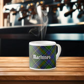 Clan MacInnes Tartan Espresso Kop