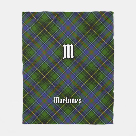 Clan MacInnes Tartan Fleece Deken (Voorkant)