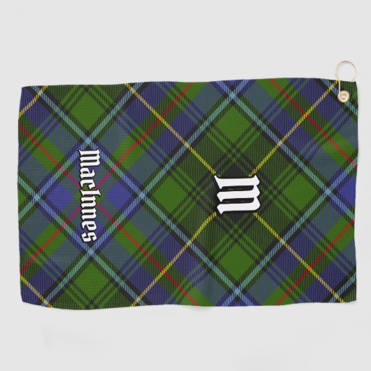 Clan MacInnes Tartan Golfhanddoek (Horizontaal)