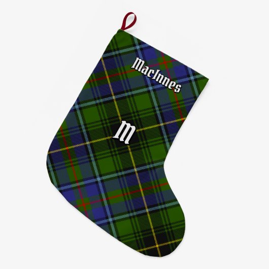 Clan MacInnes Tartan Grote Kerstsok (Voorkant (Hangend))