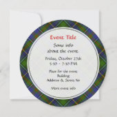Clan MacInnes Tartan Kaart (Achterkant)