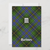 Clan MacInnes Tartan Kaart (Voorkant)