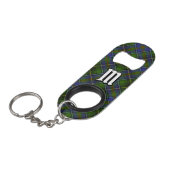 Clan MacInnes Tartan Mini Flessenopener (Voorkant Gekanteld)