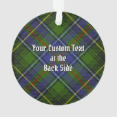 Clan MacInnes Tartan Ornament (achterkant)