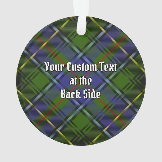 Clan MacInnes Tartan Ornament (achterkant)