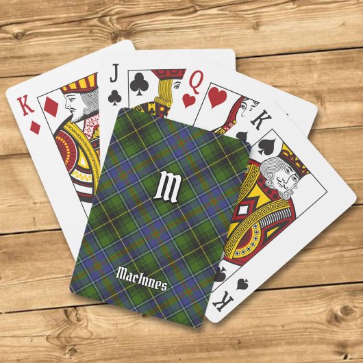 Clan MacInnes Tartan Pokerkaarten
