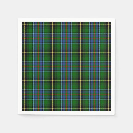 Clan MacInnes Tartan Servetten (Voorkant)