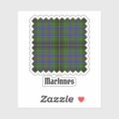 Clan MacInnes Tartan Sticker (Vel)