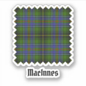 Clan MacInnes Tartan Sticker (Voorkant)