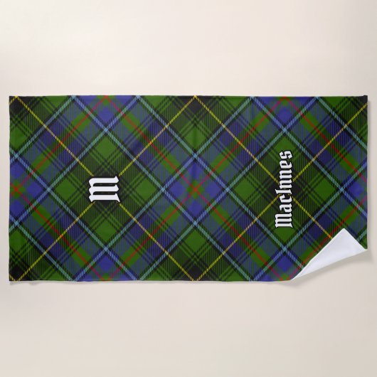 Clan MacInnes Tartan Strandlaken (Voorkant)