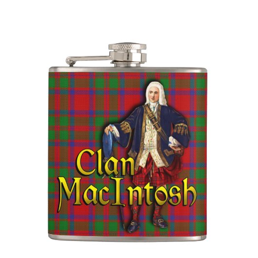 Clan MacIntosh Old Scotland Heupfles (Voorkant)