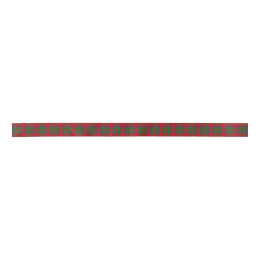 Clan MacIntosh Tartan Satijnen Lint (Voorkant)