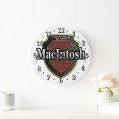 Clan MacIntosh Tartan Scottish Dream Clock Grote Klok (Huis)