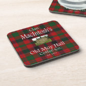 Clan MacIntosh's Old Moy Hall Coffee Co. Onderzetter (Linkerzijde)