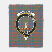 Clan MacIntyre Ancient Tartan Pset Fleece Deken (Voorkant)