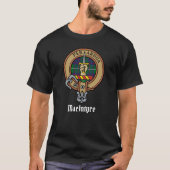 Clan MacIntyre Crest over jagen Tartan T-Shirt (Voorkant)