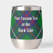 Clan MacIntyre Crest over Tartan (Achterkant)