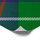 Clan MacIntyre Crest over Tartan Poster (Hoek)