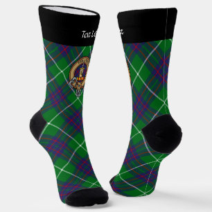 Clan MacIntyre Crest over Tartan Socks Sokken