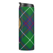 Clan MacIntyre Crest over Tartan Thermosbeker (Geroteerd rechts)