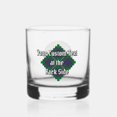 Clan MacIntyre Crest over Tartan Whisky Glas (Achterkant)