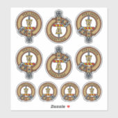 Clan MacIntyre Crest Sticker Set (Vel)