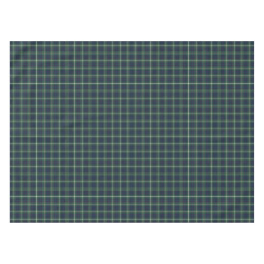 Clan MacIntyre Groen en Blauw Schots Tartan Tafelkleed (Voorkant (Horizontaal))
