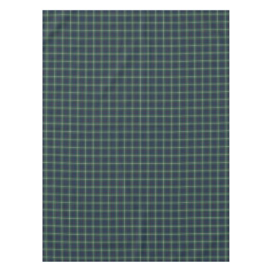 Clan MacIntyre Groen en Blauw Schots Tartan Tafelkleed (Voorkant)