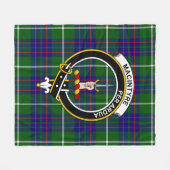 Clan MacIntyre Hunting Modern Tartan Pset Fleece Deken (Voorkant (Horizontaal))
