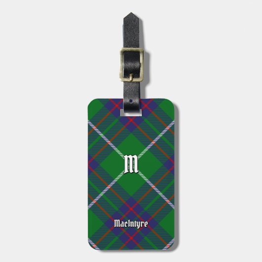 Clan MacIntyre Hunting Tartan Bagagelabel (Voorkant verticaal)