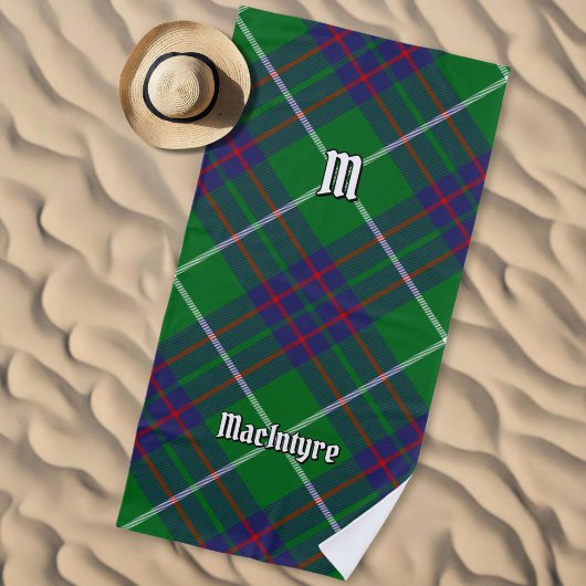 Clan MacIntyre Hunting Tartan Beach Towel Strandlaken