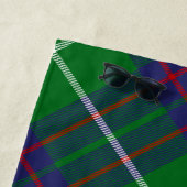 Clan MacIntyre Hunting Tartan Beach Towel Strandlaken (In situ)