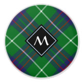 Clan MacIntyre Hunting Tartan Ceramic Knob. Keramische Knop (Voorkant)