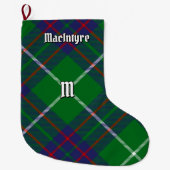 Clan MacIntyre Hunting Tartan Christmas Stocking Grote Kerstsok (Voorkant)