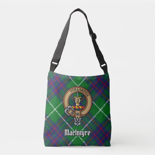 Clan MacIntyre Hunting Tartan Crossbody Tas (Voorkant)
