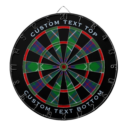 Clan MacIntyre Hunting Tartan Dart Board Dartbord (Voorkant)
