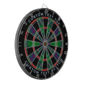 Clan MacIntyre Hunting Tartan Dart Board Dartbord (Voorkant Links)