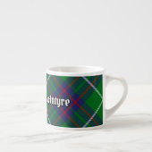 Clan MacIntyre Hunting Tartan Espresso Cup Kop (Rechts)