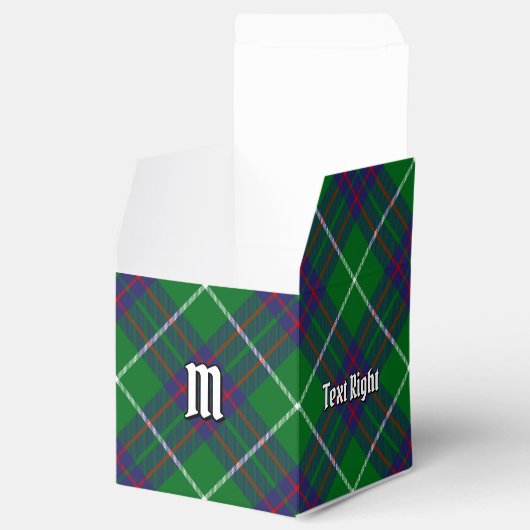 Clan MacIntyre Hunting Tartan Favor Box Bedankdoosjes (Geopend)