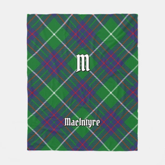 Clan MacIntyre Hunting Tartan Fleece Blanket (Voorkant)