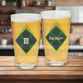 Clan MacIntyre Hunting Tartan Glass Glas