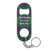 Clan MacIntyre Hunting Tartan Mini Flessenopener (Achterkant)