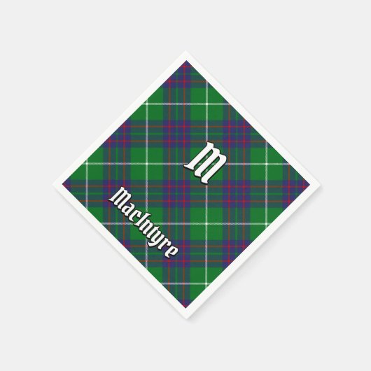 Clan MacIntyre Hunting Tartan Napkins Servet (Hoek)