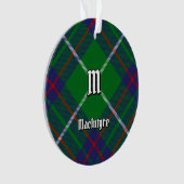 Clan MacIntyre Hunting Tartan Ornament (voorkant)
