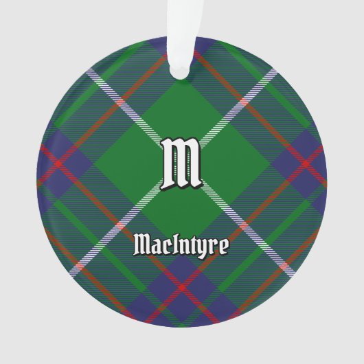 Clan MacIntyre Hunting Tartan Ornament (voorkant)