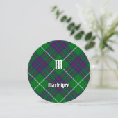 Clan MacIntyre Hunting Tartan Uitnodiging (Staand voorkant)