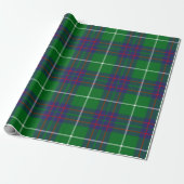 Clan MacIntyre Hunting Tartan Wrapping Paper Cadeaupapier (Uitgerold)