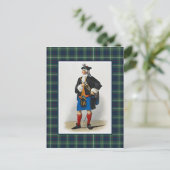 Clan MacIntyre  Illustratie Tartan Lijst Briefkaart (Staand voorkant)