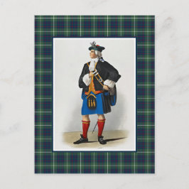 Clan MacIntyre  Illustratie Tartan Lijst Briefkaart