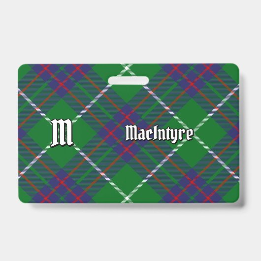 Clan MacIntyre Jacht-Tartan Badge (Voorzijde)